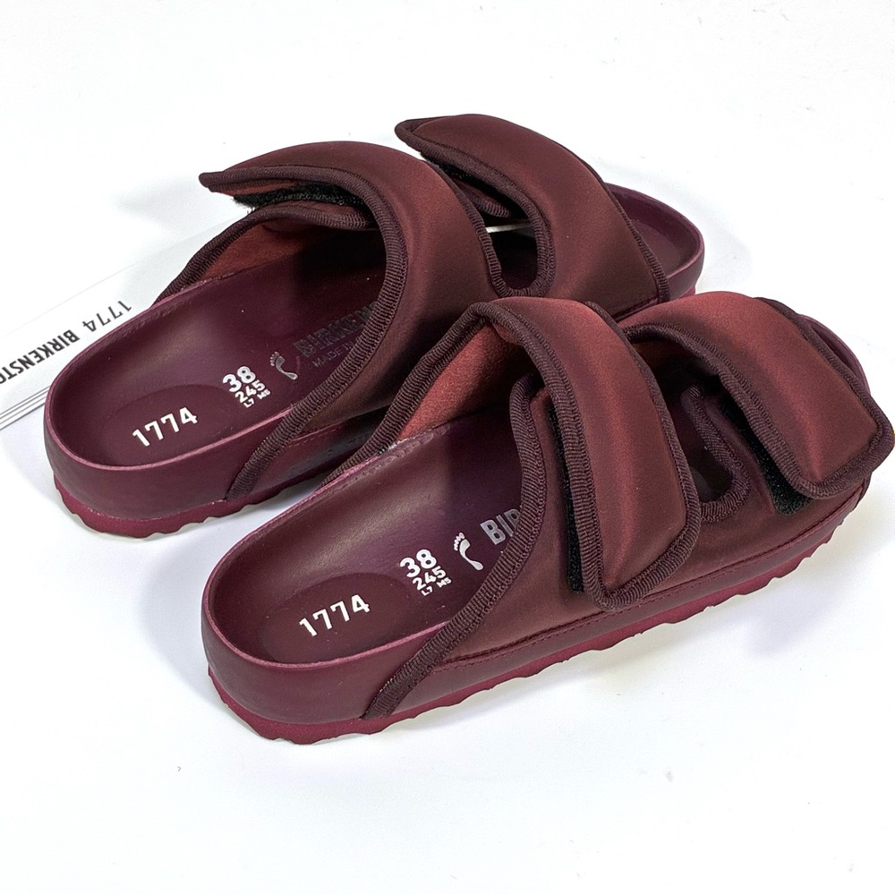 Birkenstock 1774 Arizona Cosny Nylon Sandals Port Royale 38 7 NEW Monochromatic - Picture 3 of 16
